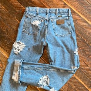 Wrangler distressed jeans